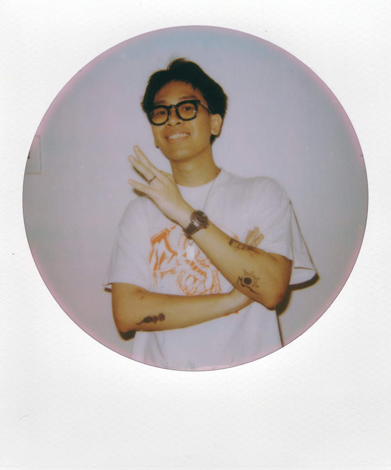 Polaroid photo taken with Color 600 Round at O-O Polaroid