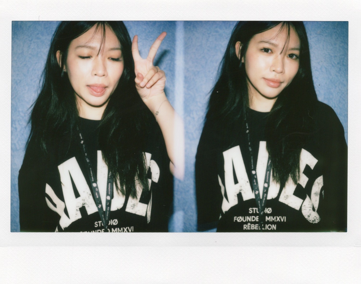 Polaroid photo taken with Mini Portrait at O-O Polaroid